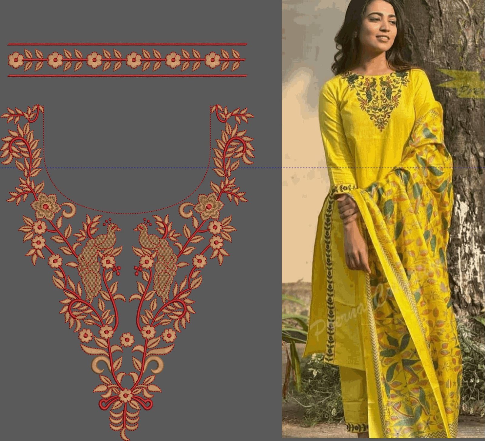 FANCY KURTI NECK