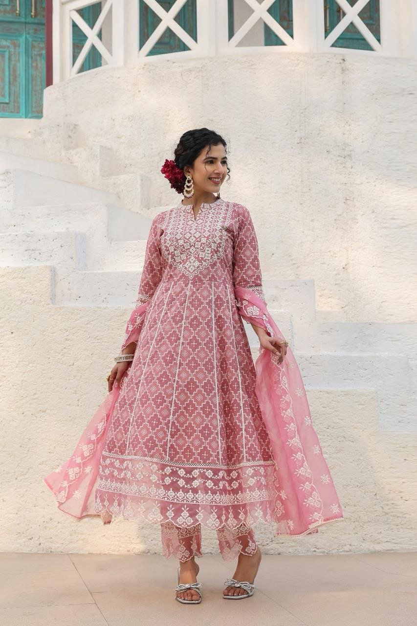 Fancy top & dupatta