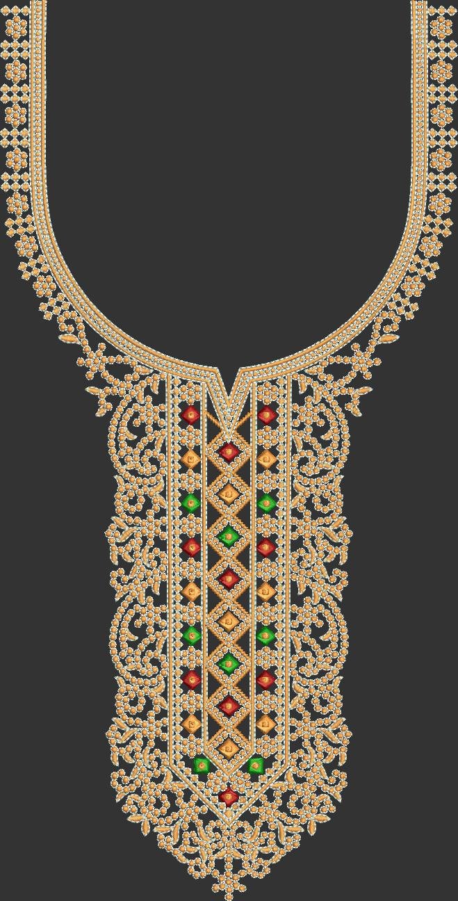 fancy kurti neck