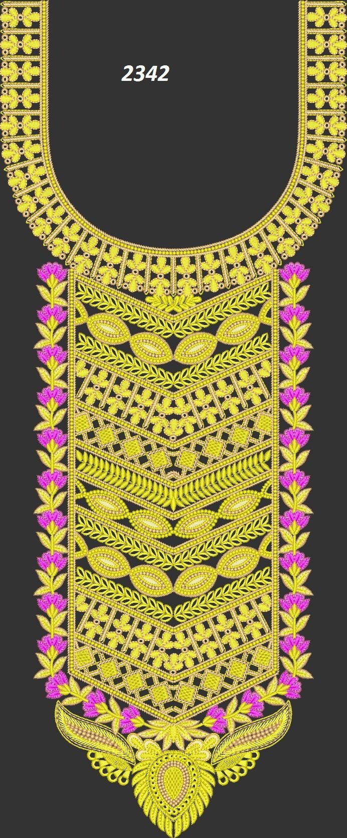 fancy kurti neck