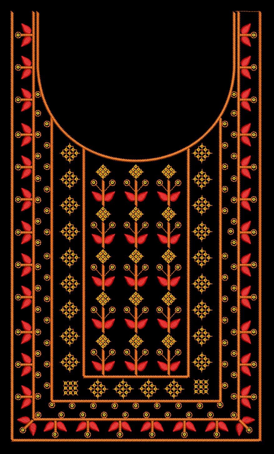 fancy kurti neck