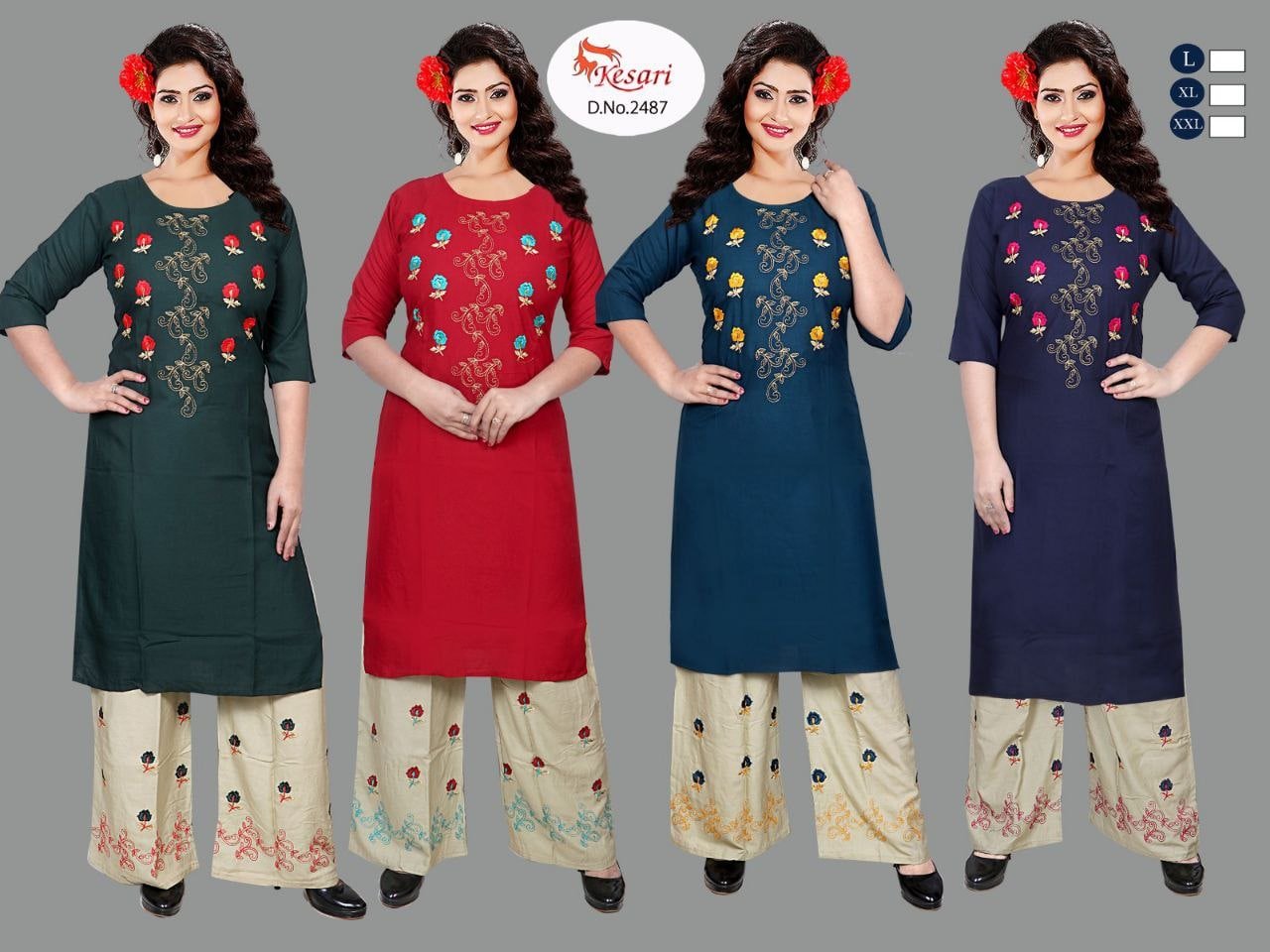 fancy kurti & plazo