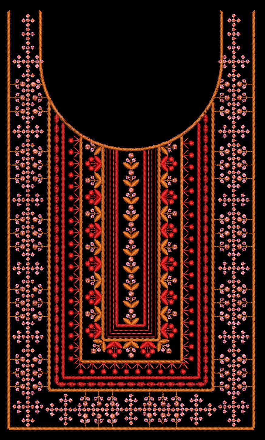 fancy kurti neck