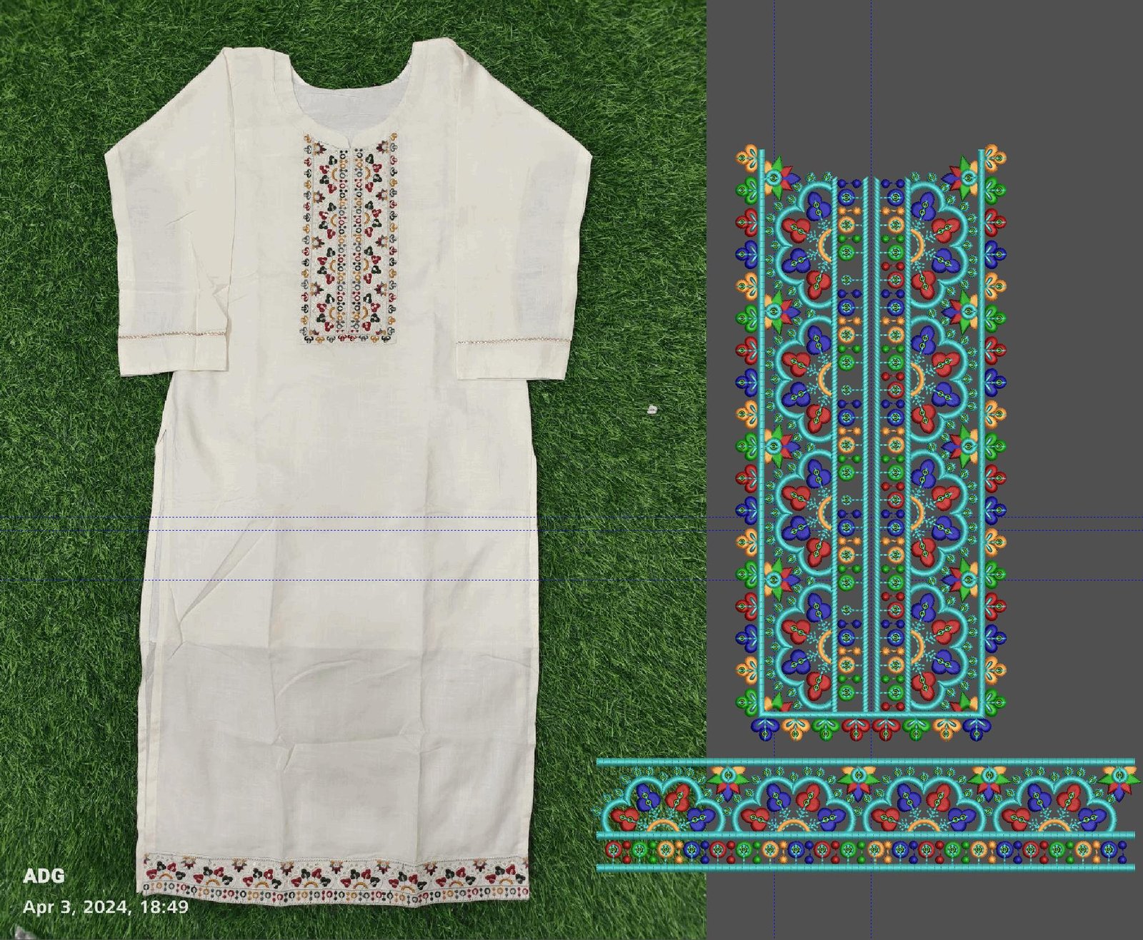 fancy kurti neck