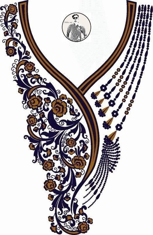 fancy kurti neck