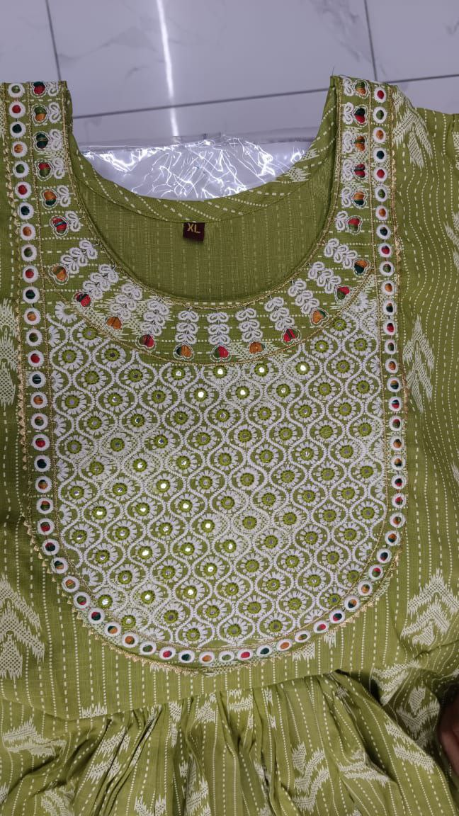 fancy kurti neck