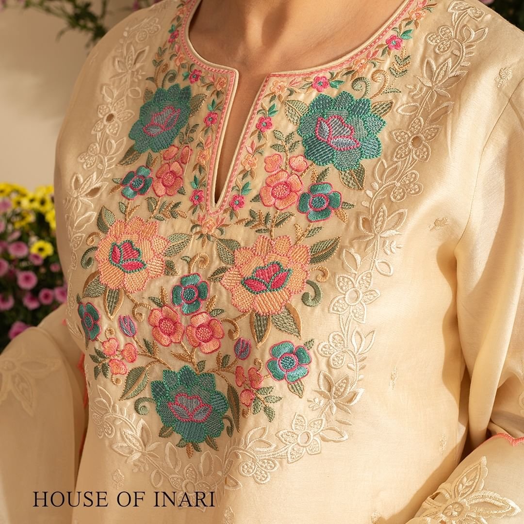 fancy kurti neck