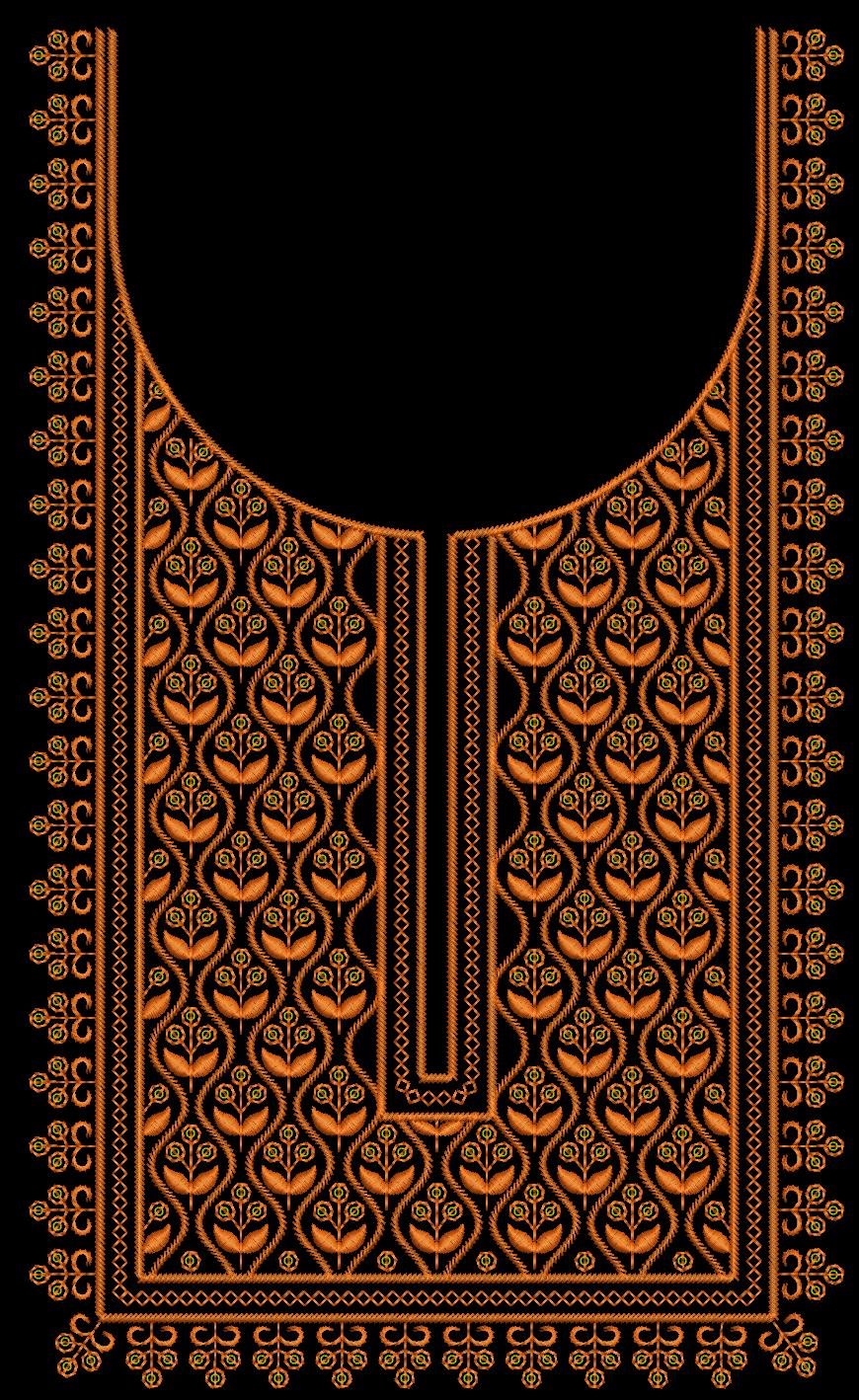 fancy kurti neck