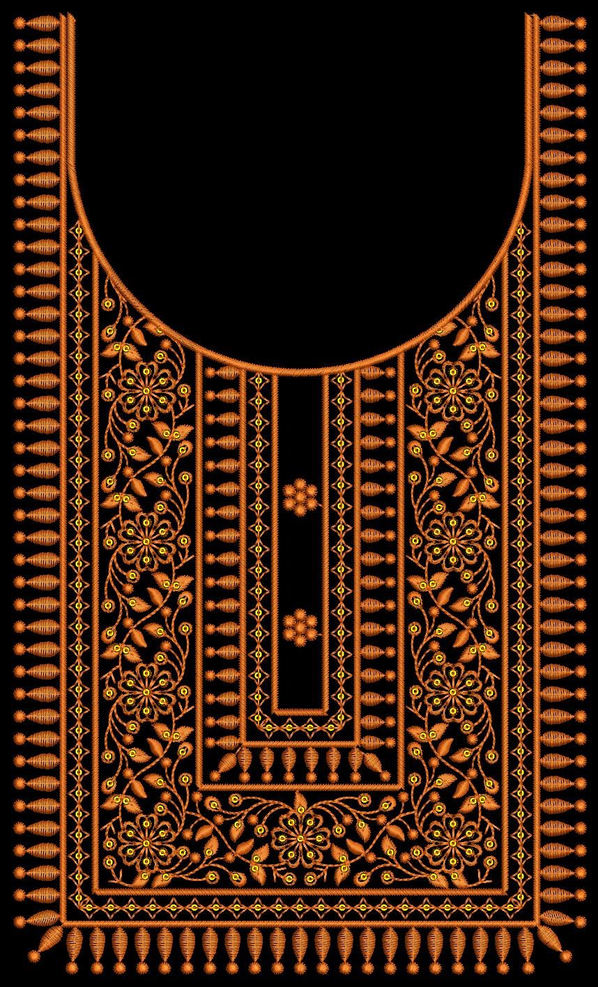 fancy kurti neck