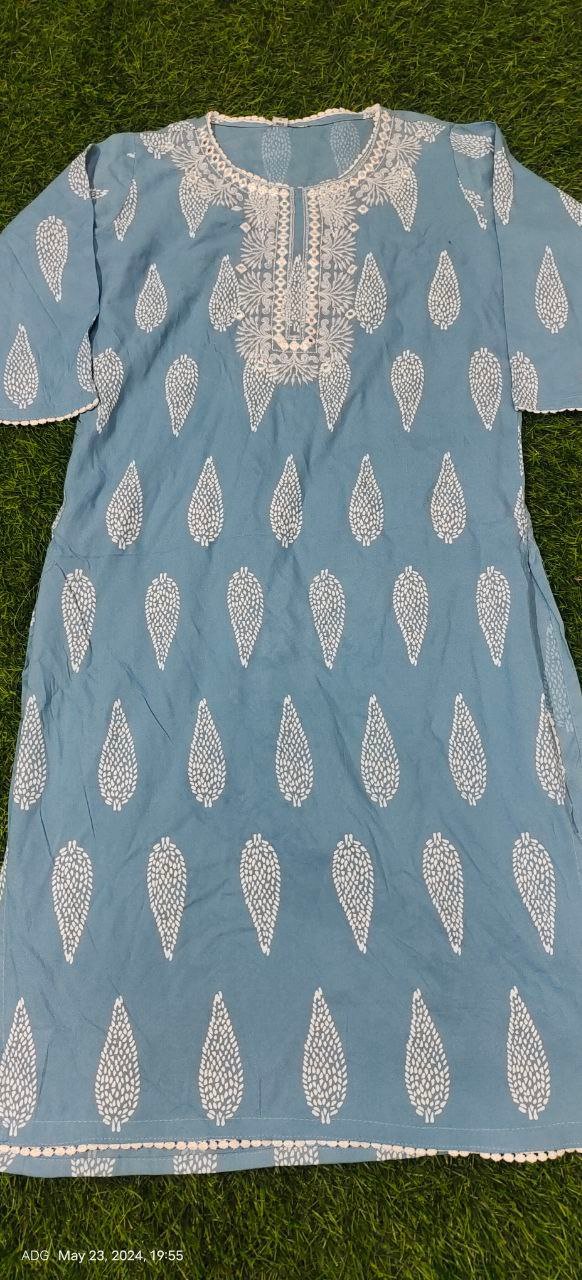fancy kurti neck