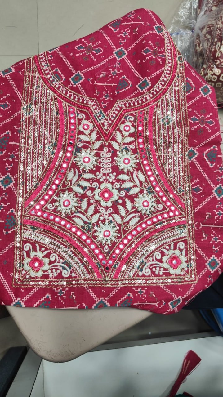 fancy kurti neck