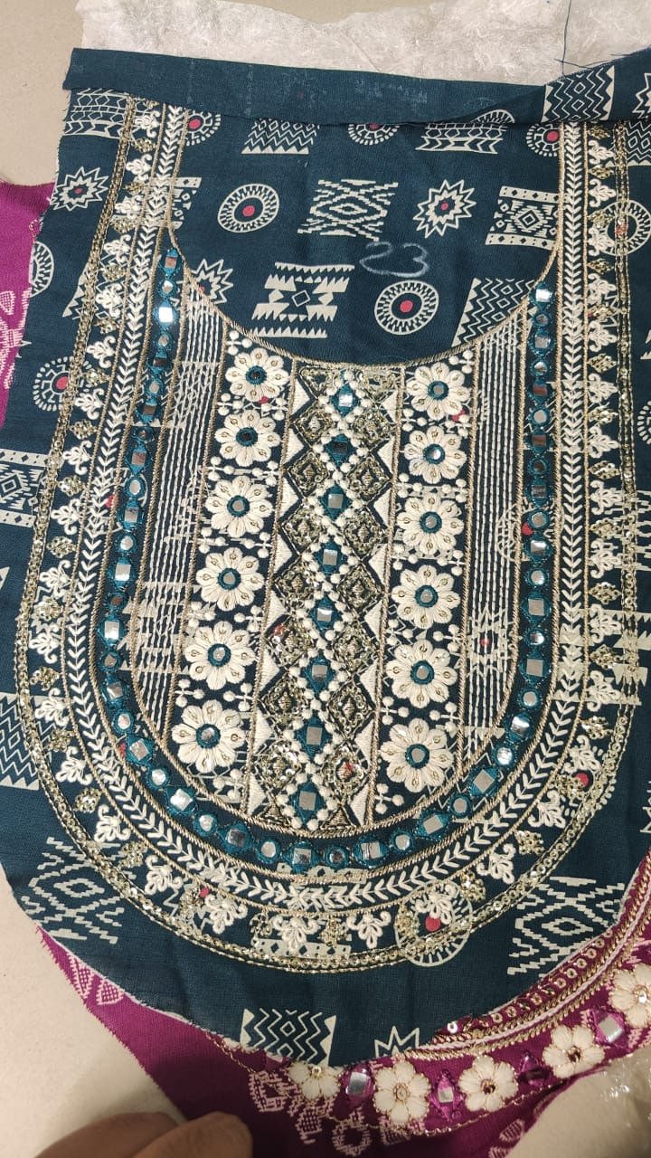 fancy kurti neck