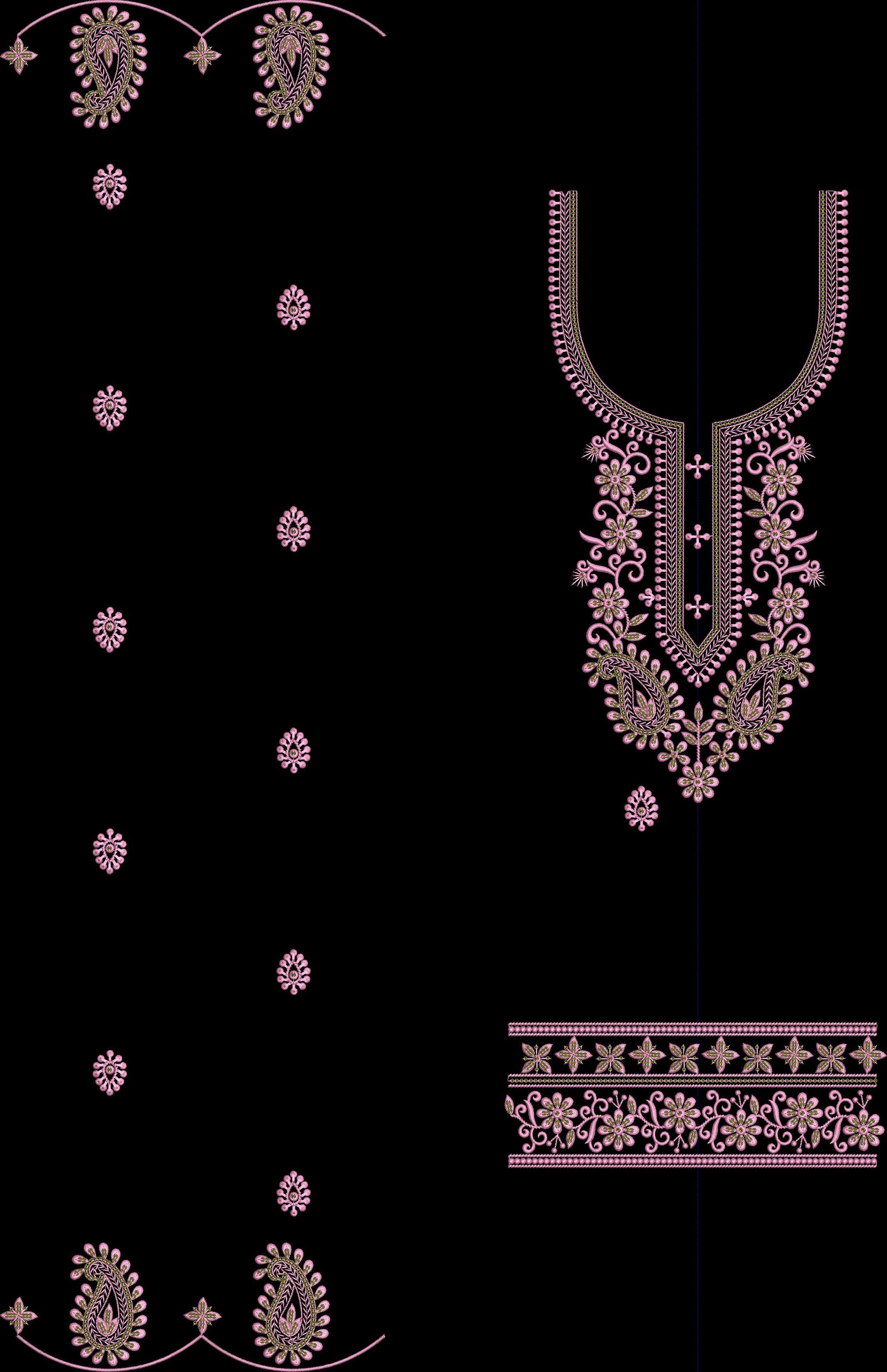 fancy kurti & daman