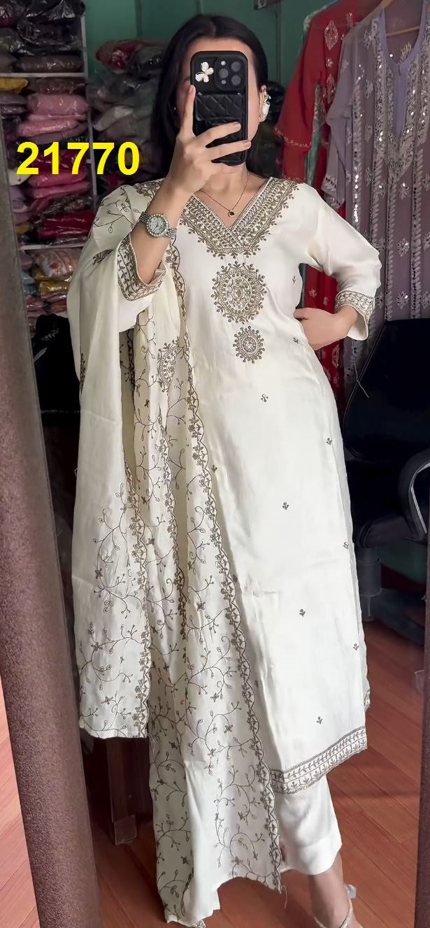 fancy top & dupatta