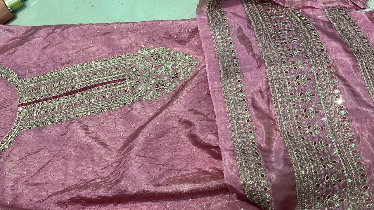 FANCY KURTI NECK PATTI DAMAN