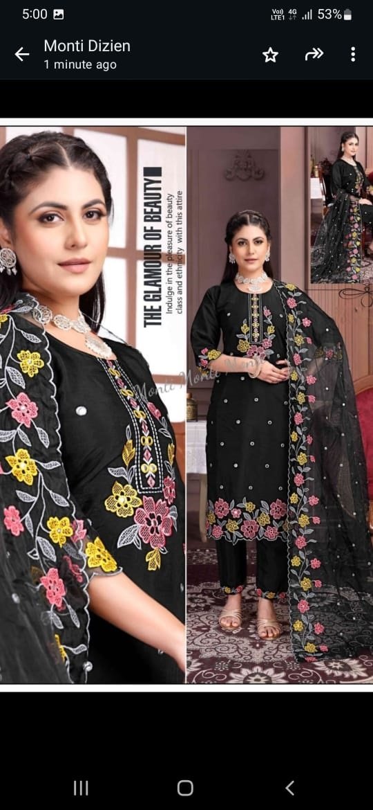 FANCY KURTI NECK PATTI DAMAN