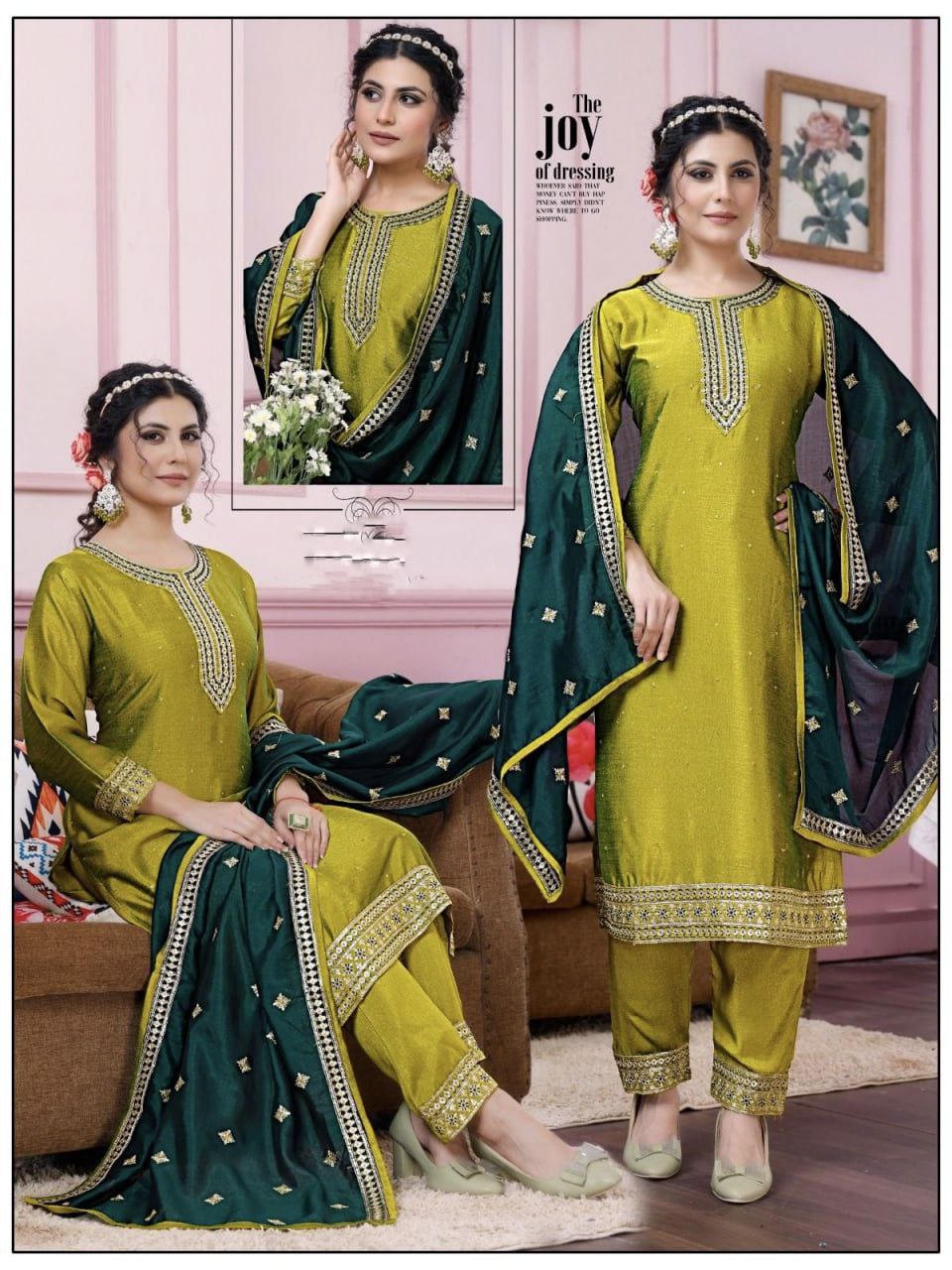 FANCY KURTI NECK PATTI DAMAN