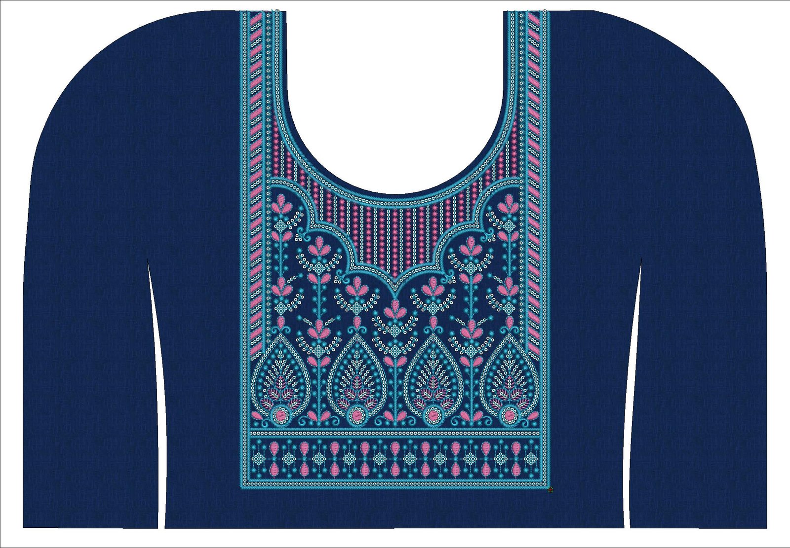 FANCY KURTI NECK