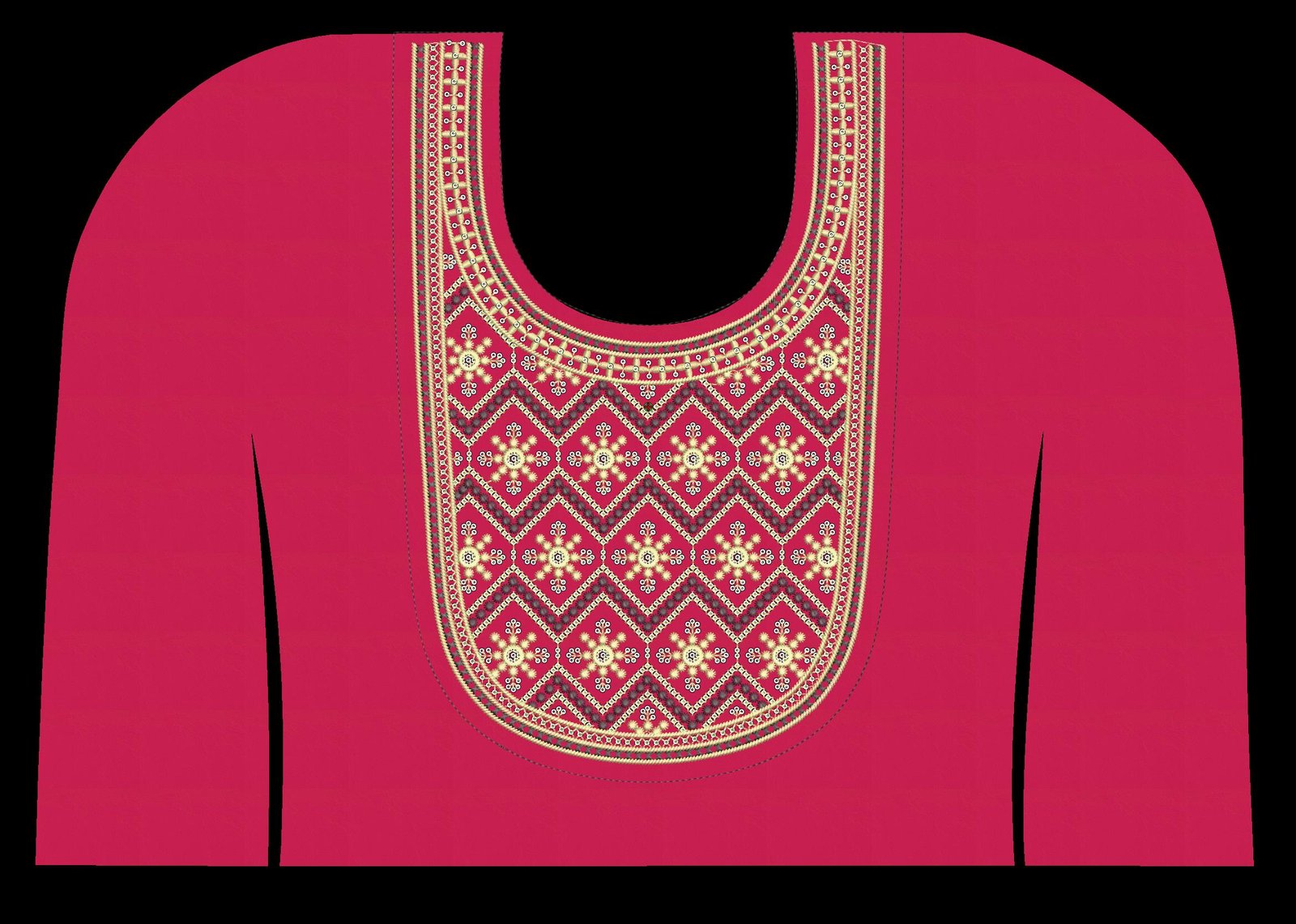 FANCY KURTI NECK