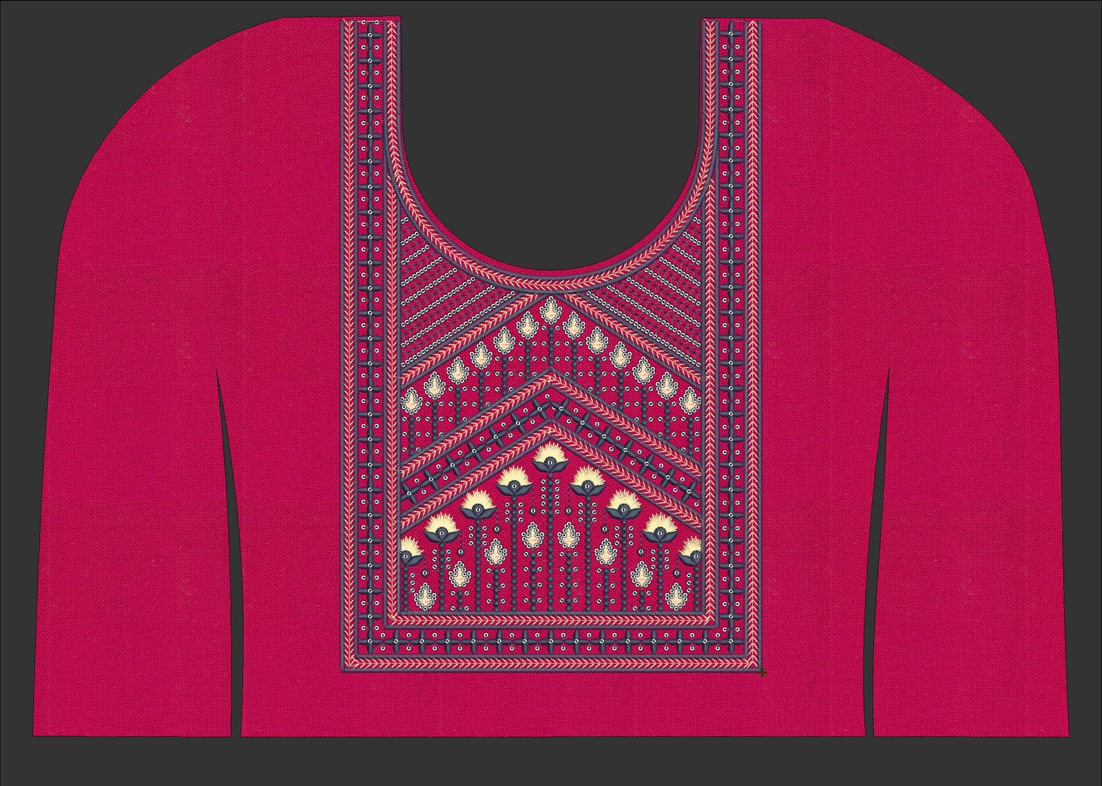 FANCY KURTI NECK