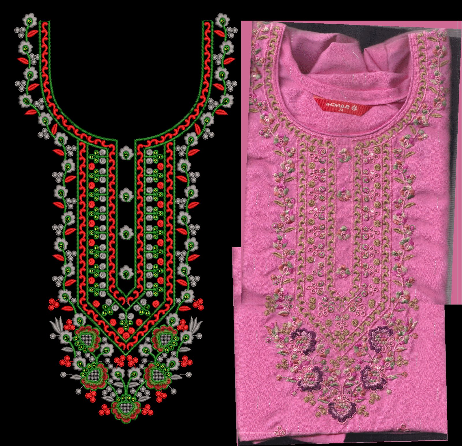 FANCY KURTI NECK
