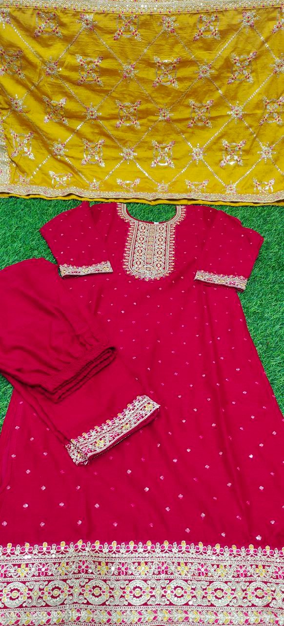 fancy top & dupatta