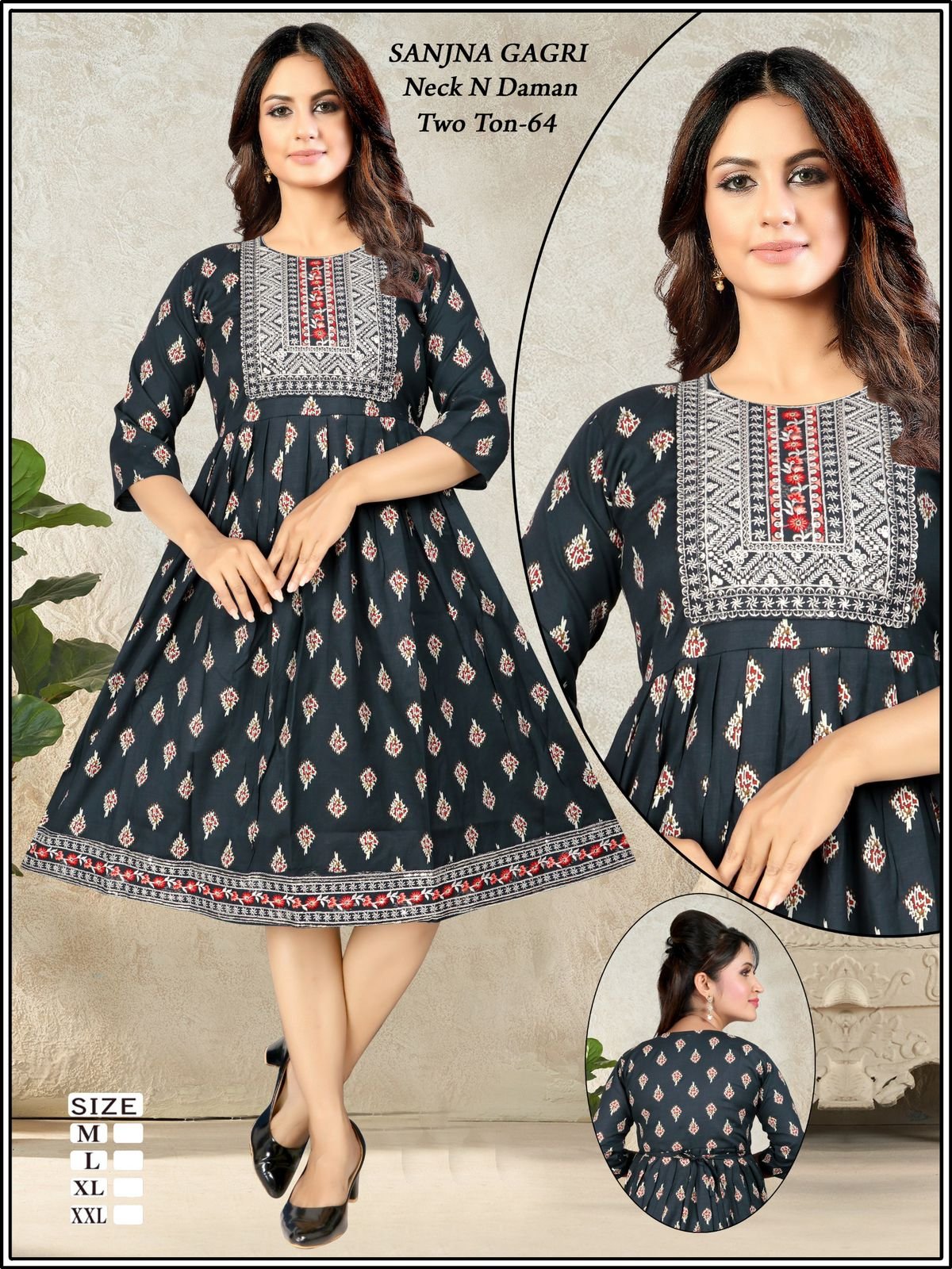 FANCY KURTI NECK