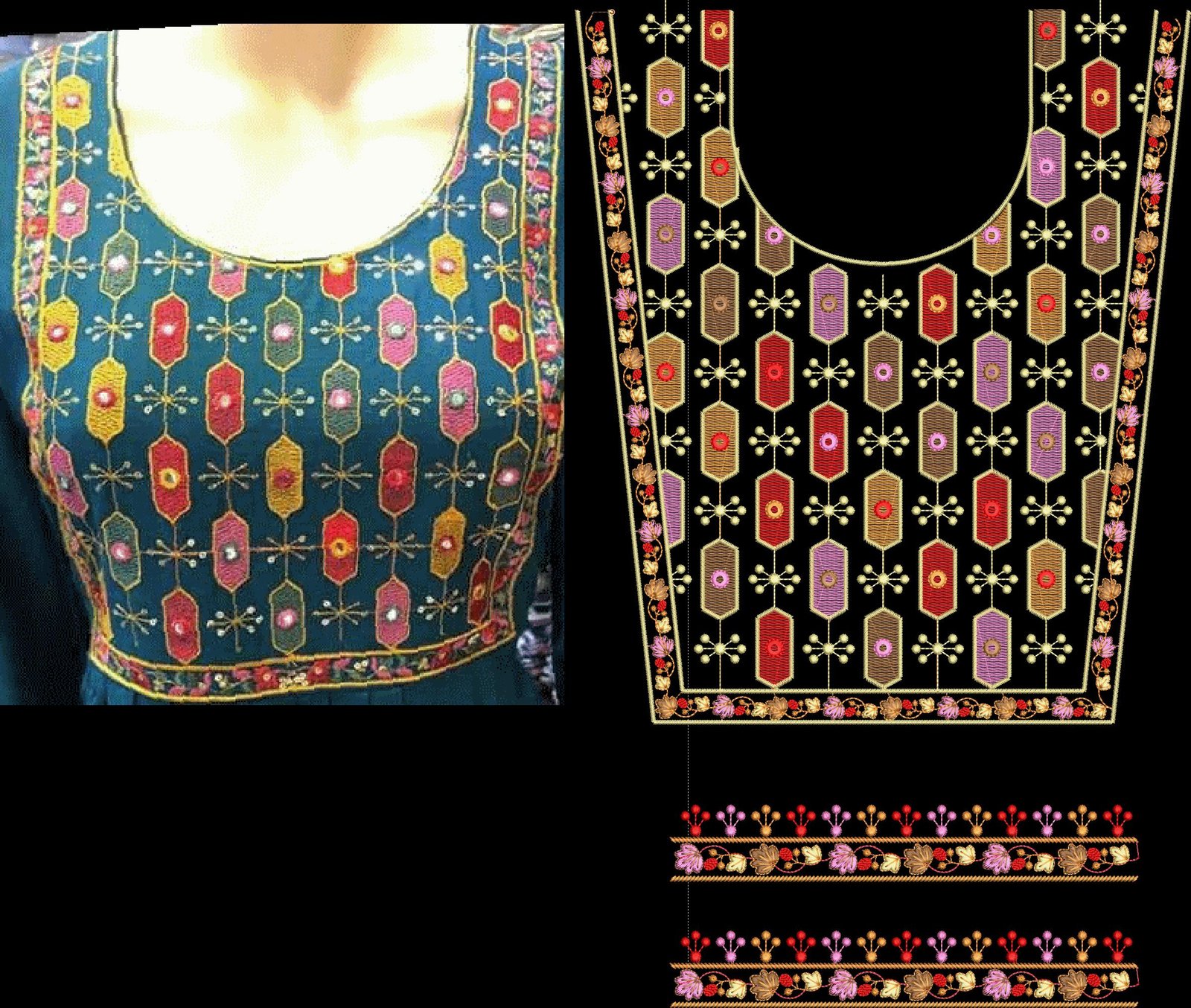 FANCY KURTI NECK