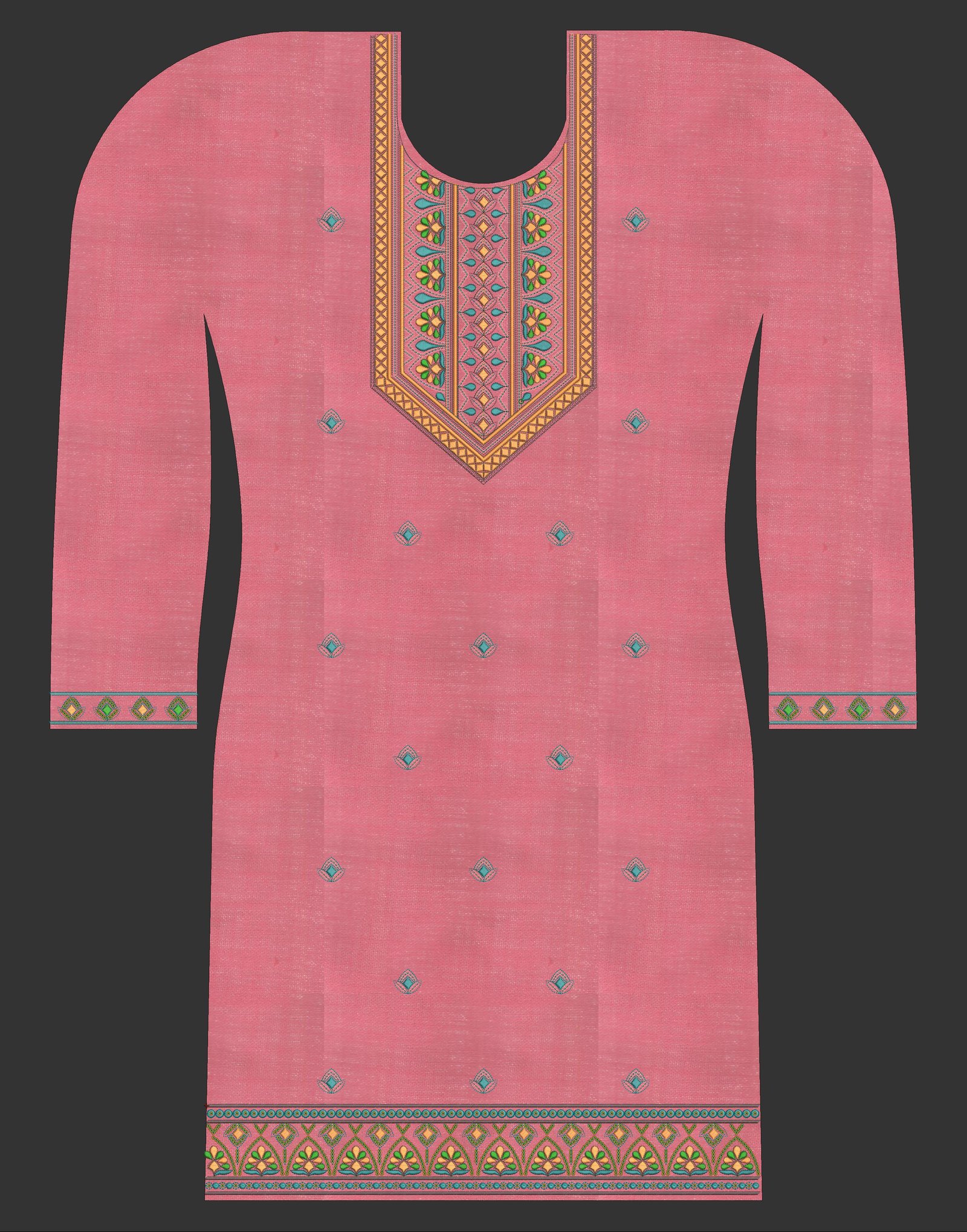 fancy top & daman