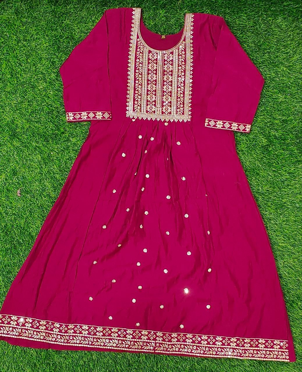 FANCY KURTI NECK PATTI DAMAN