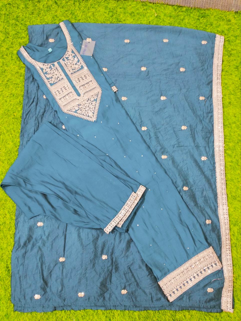FANCY KURTI NECK PATTI DAMAN