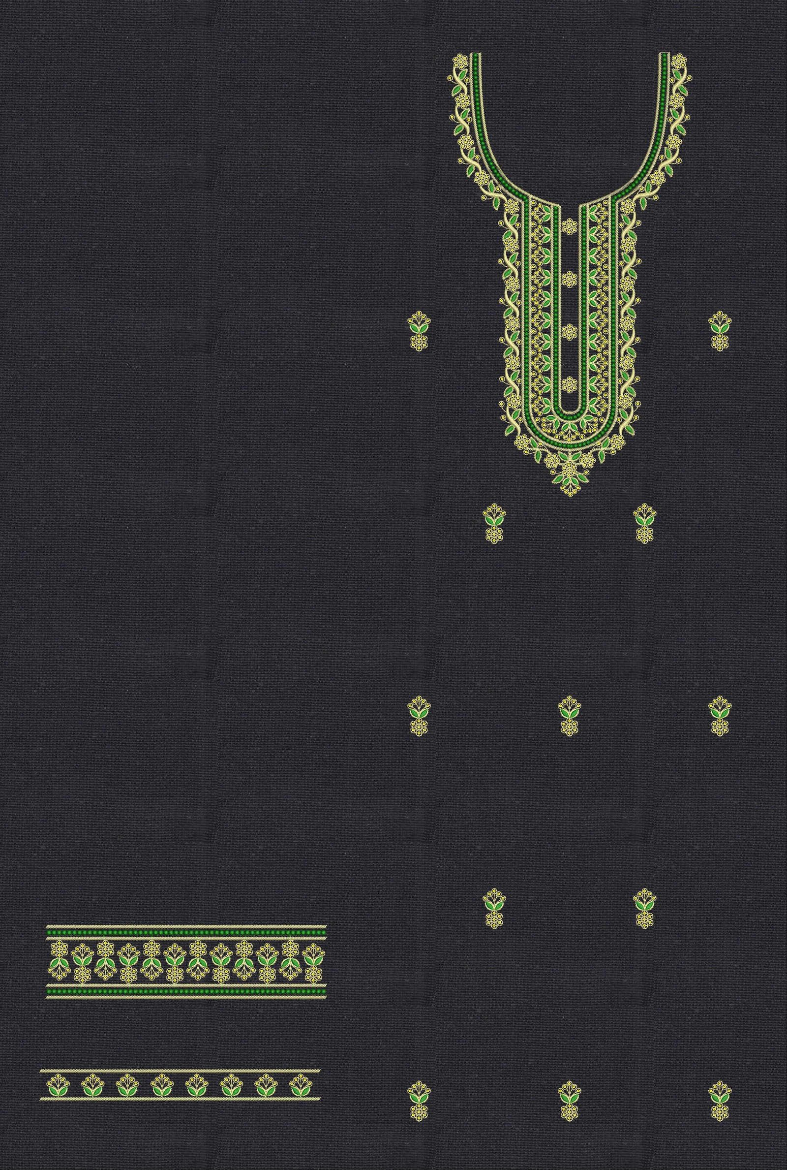 FANCY KURTI NECK PATTI DAMAN