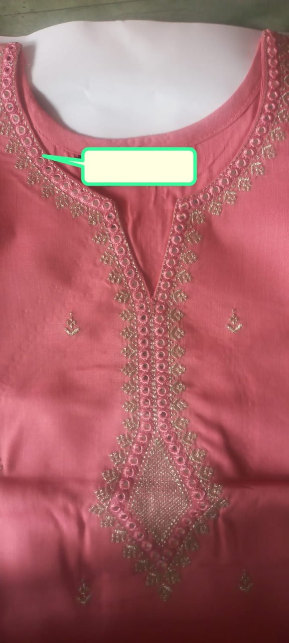 FANCY KURTI NECK PATTI DAMAN