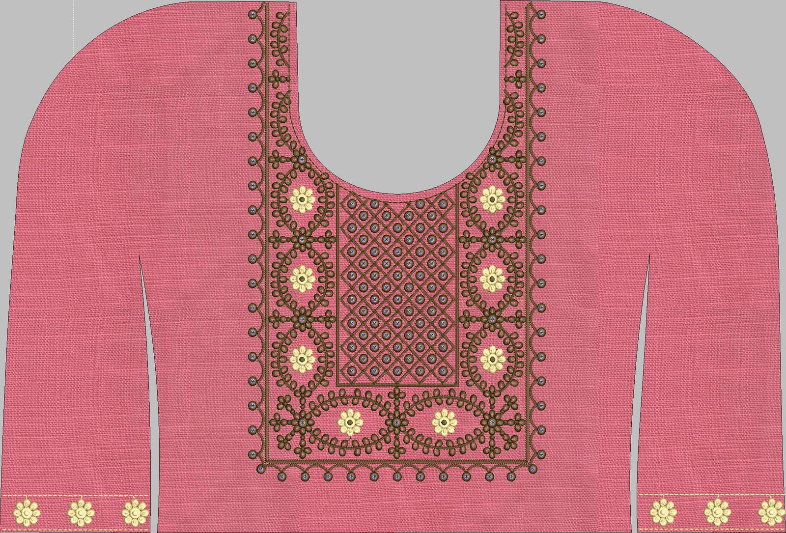 FANCY KURTI NECK PATTI