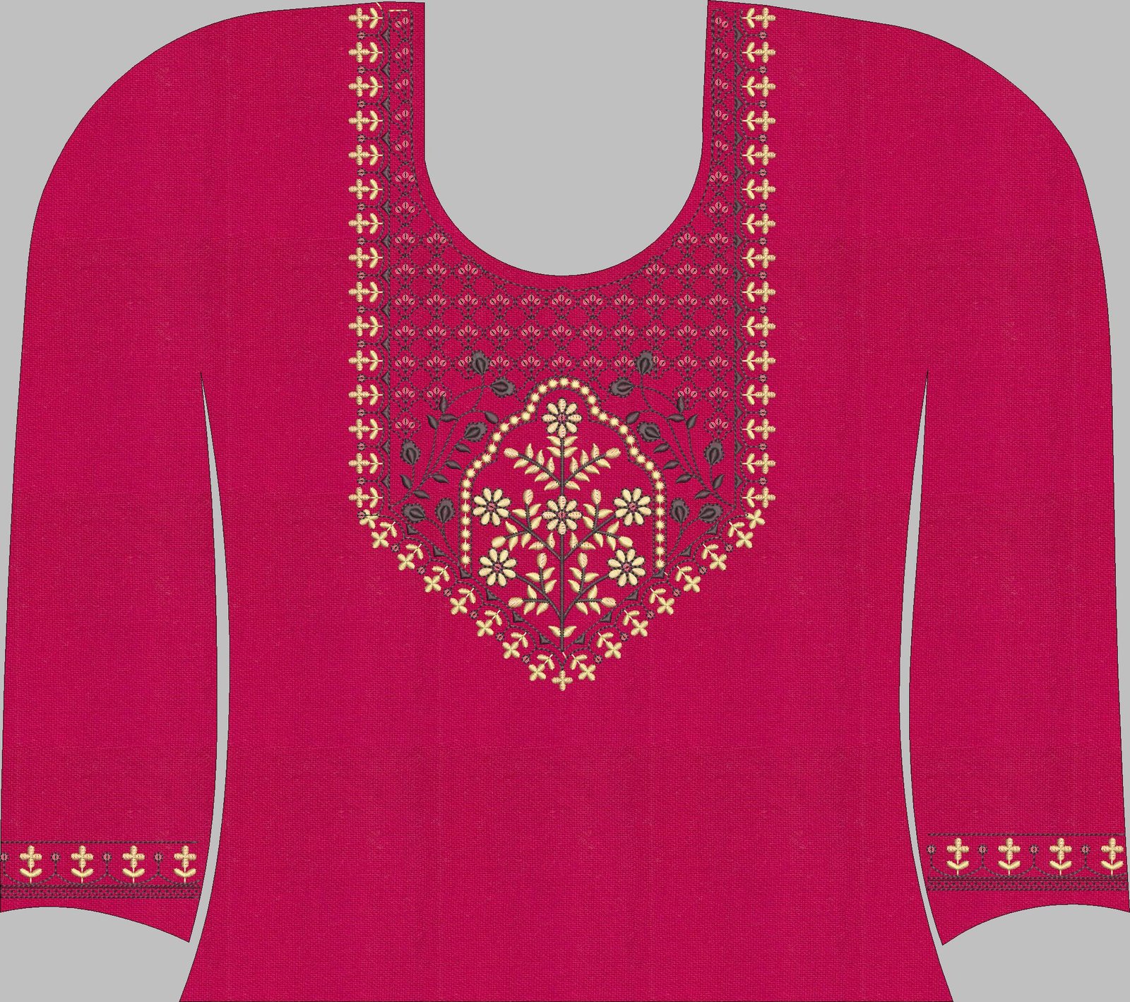 FANCY KURTI NECK PATTI