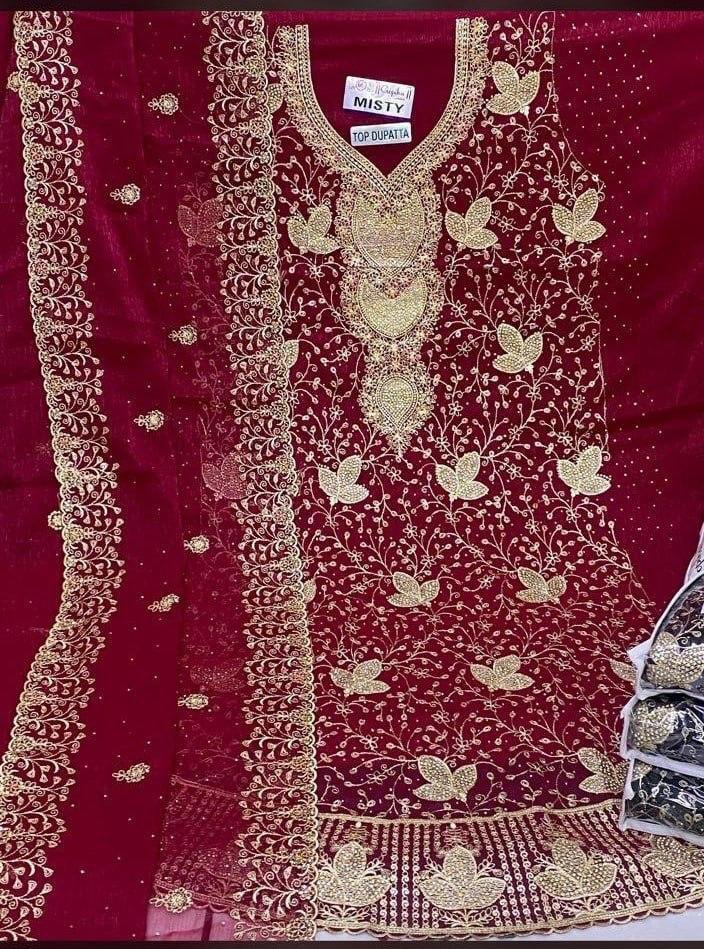 fancy top & dupatta
