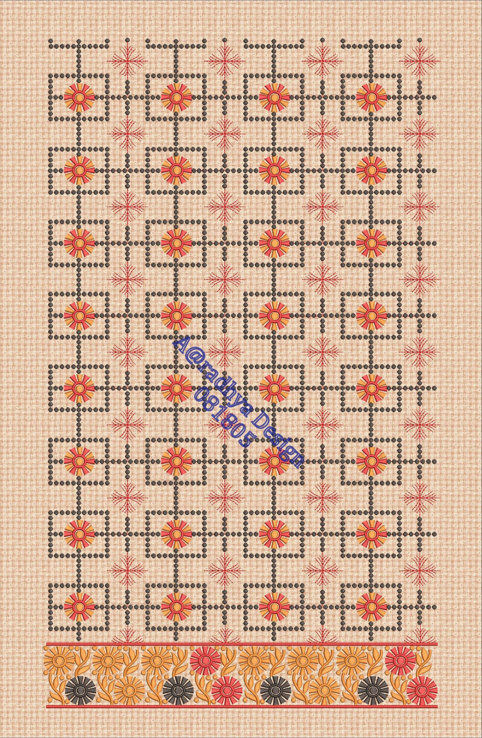 Daman & Single Head top & Duppata