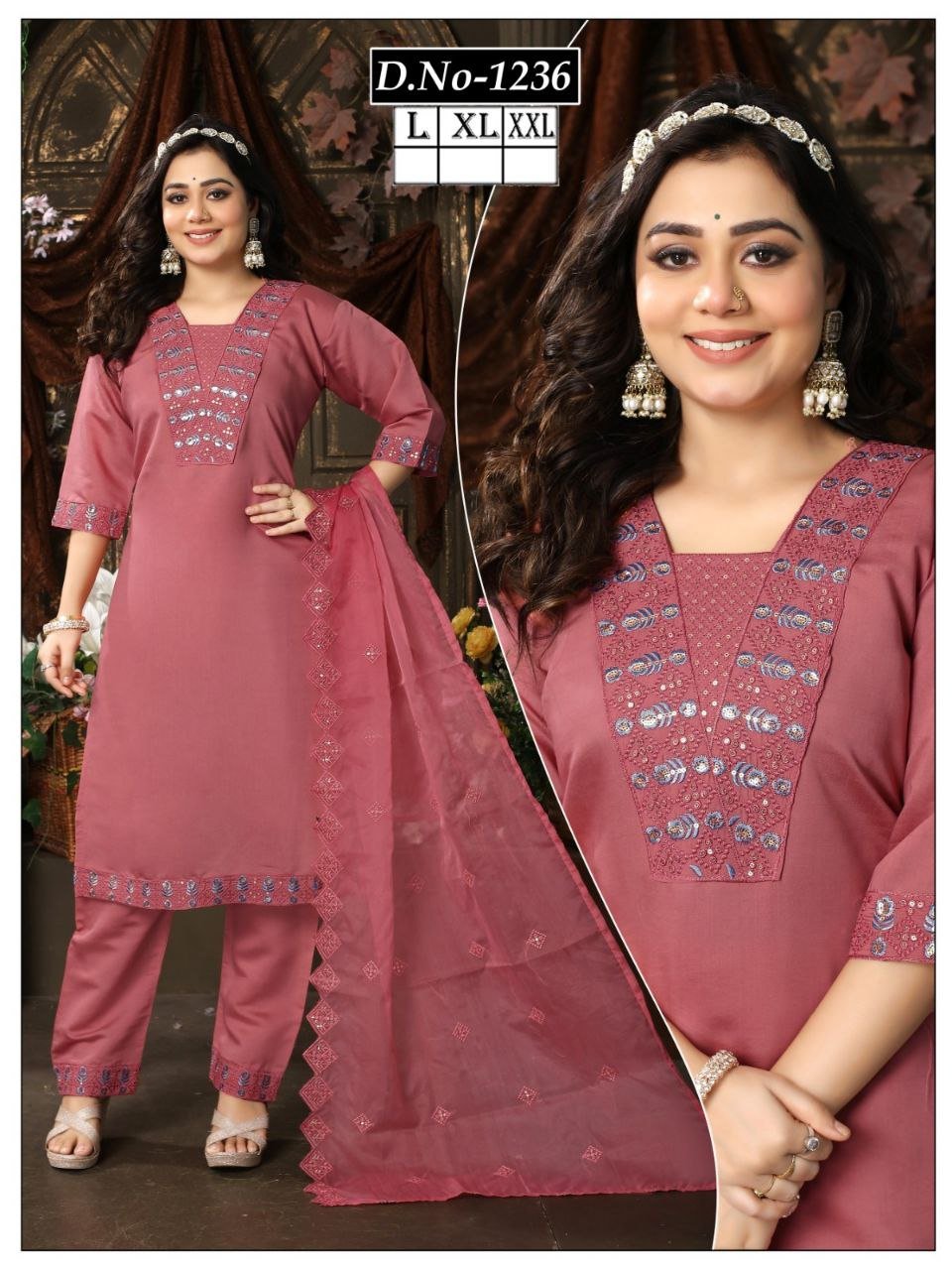 fancy top & dupatta