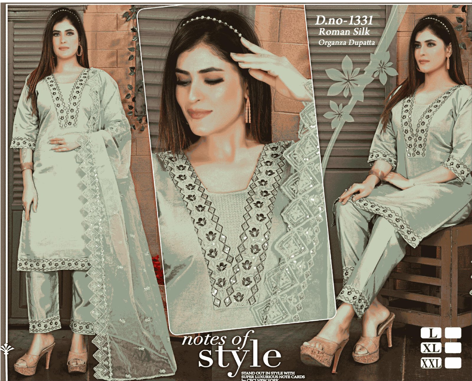 fancy top & dupatta