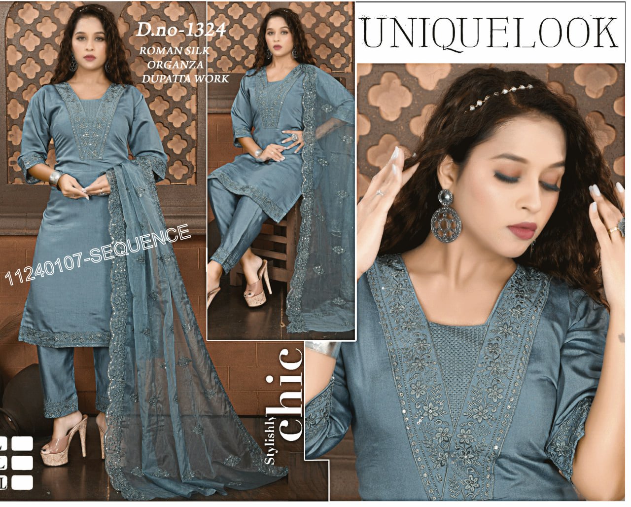 fancy top & dupatta