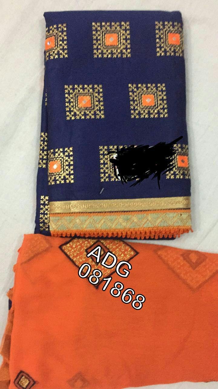 Daman & Single Head top & Duppata