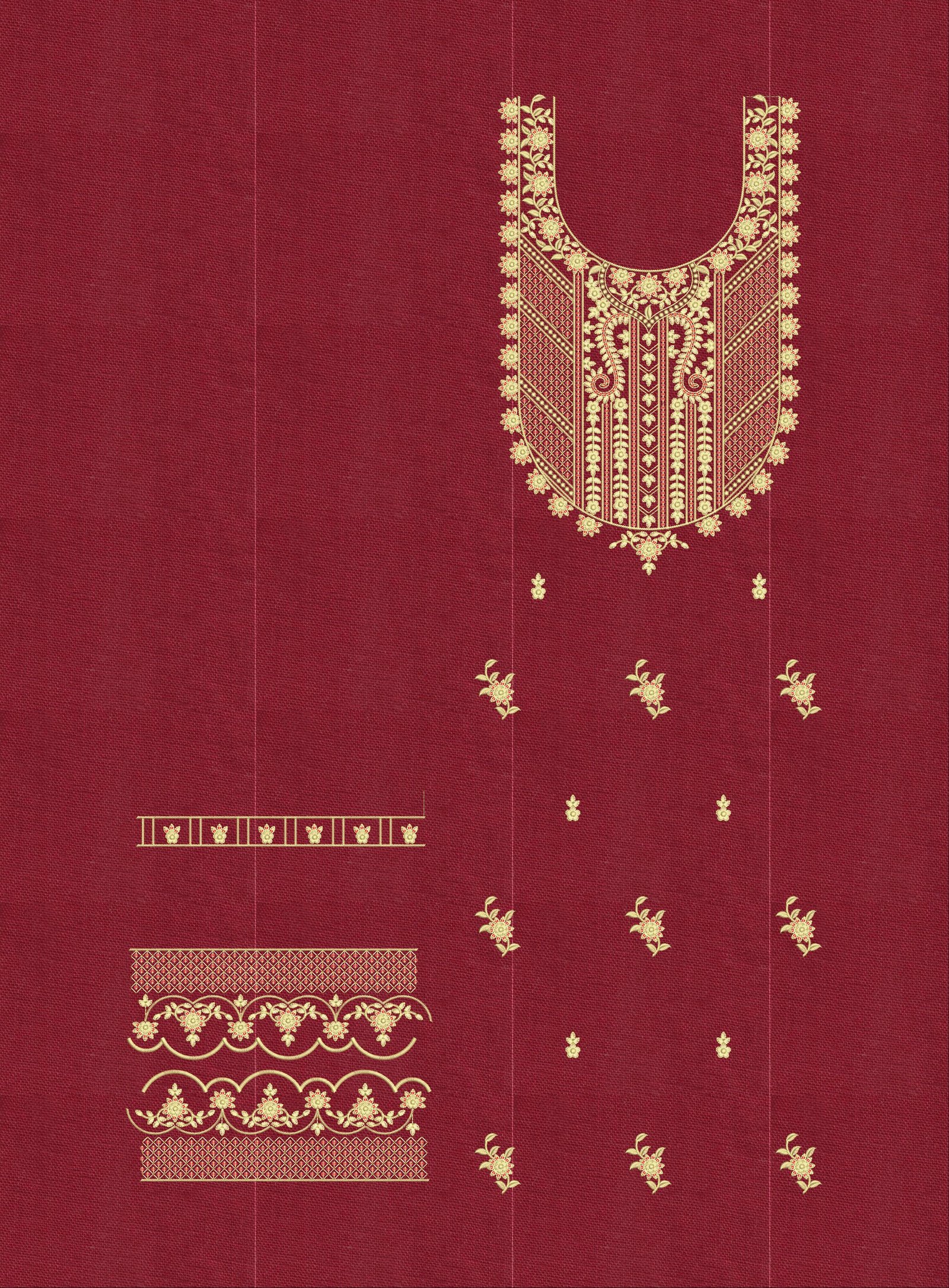 FANCY KURTI NECK PATTI