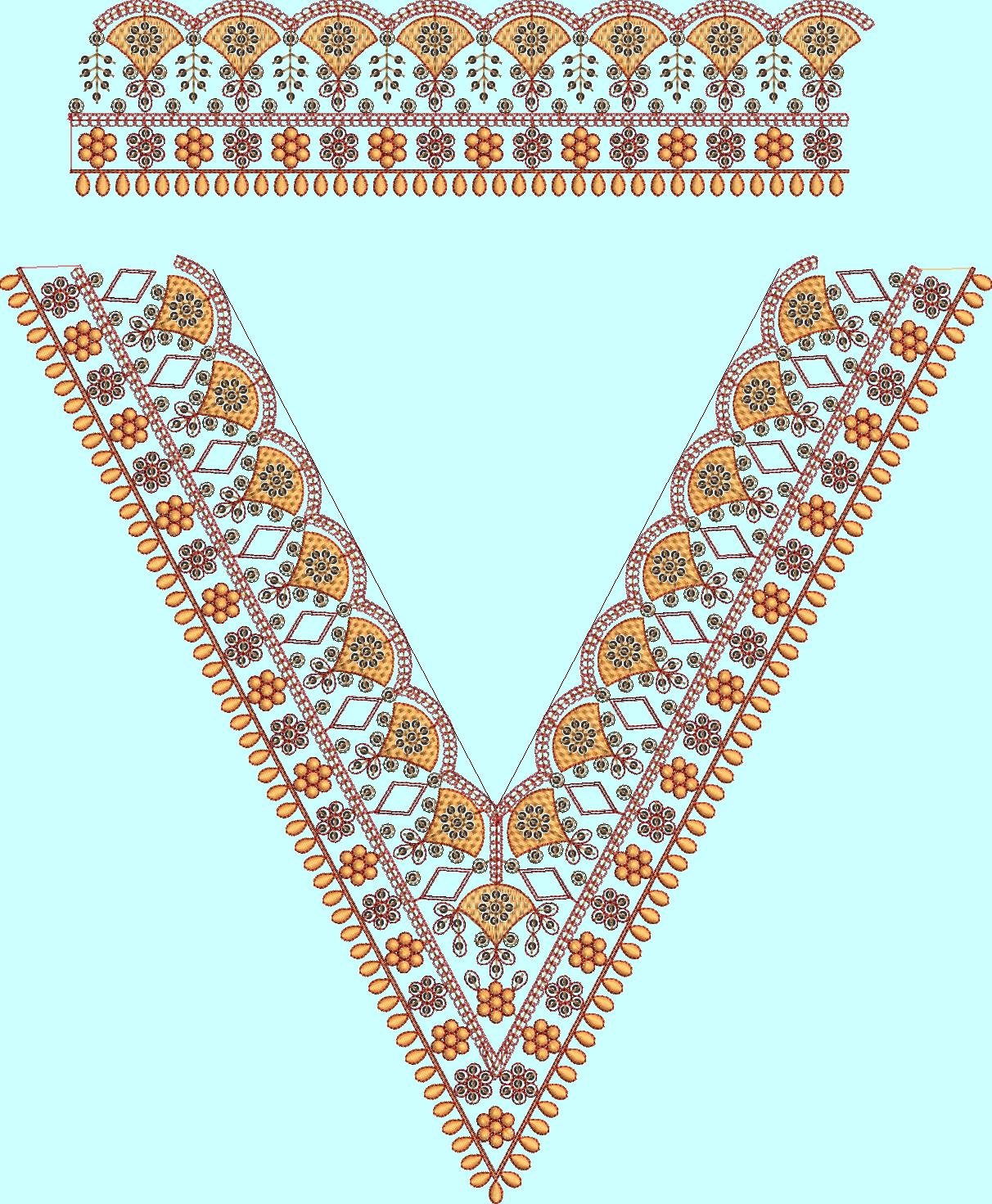 FANCY KURTI NECK