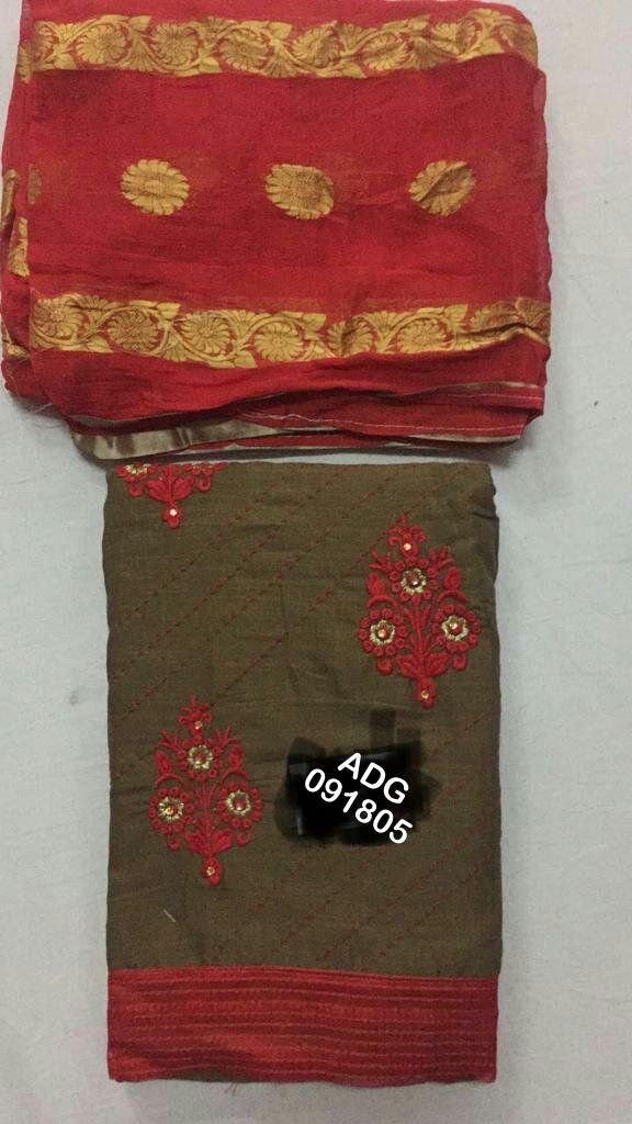 Daman & Single Head top & Duppata