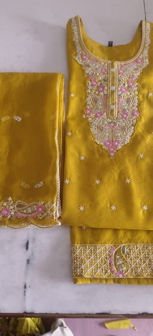 daman  & single head top dupatta