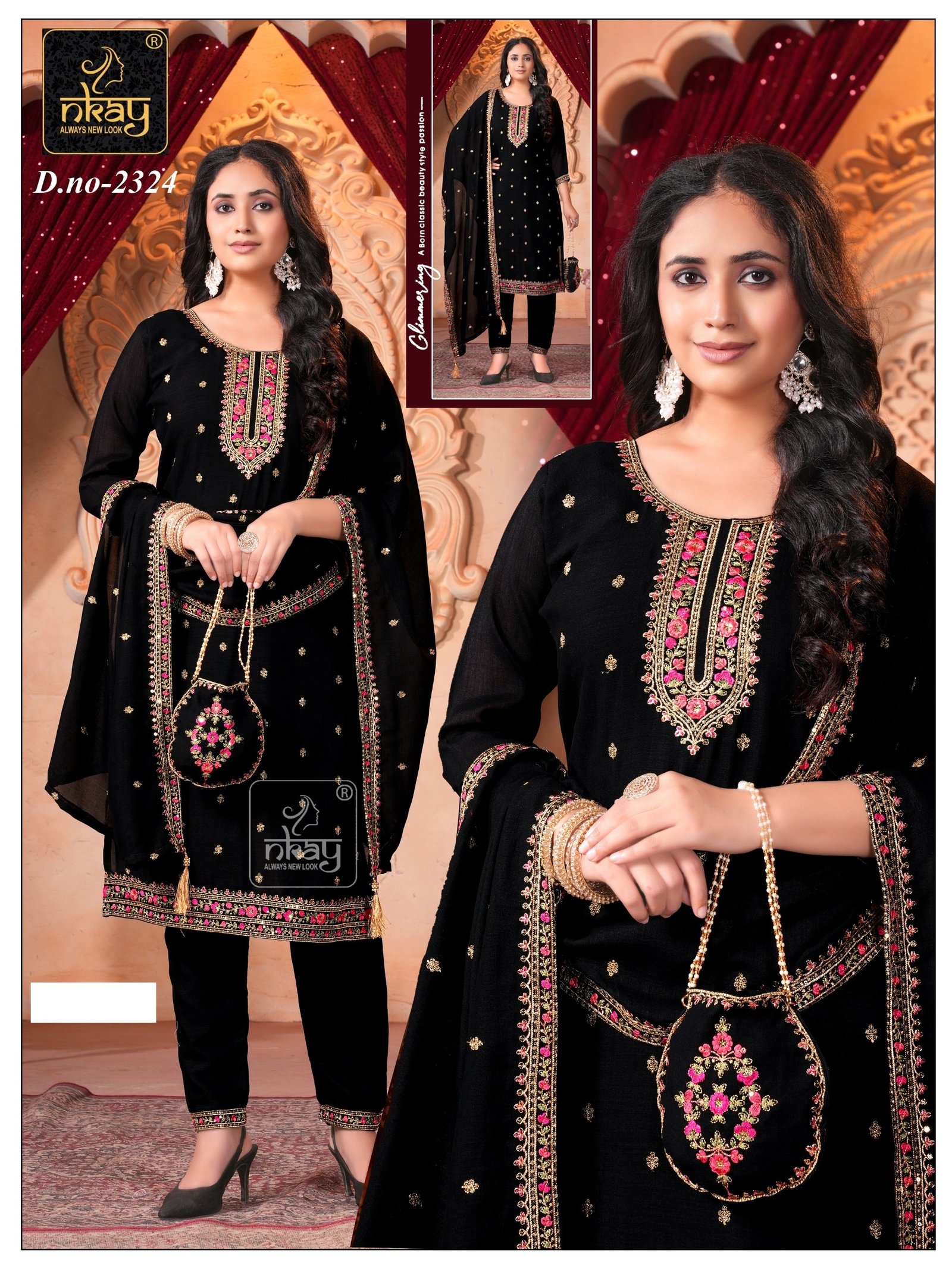 fancy top & dupatta