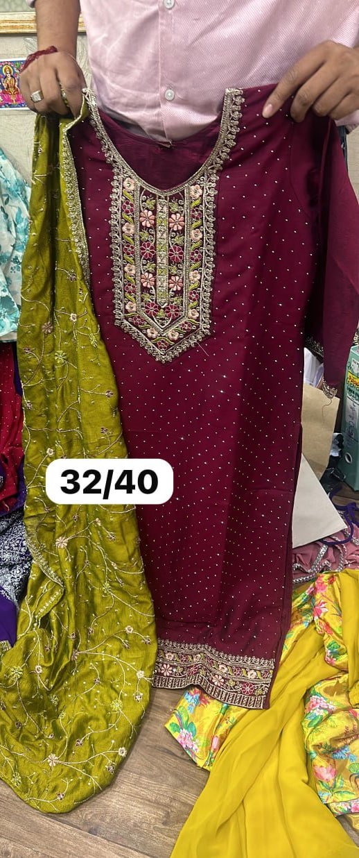 fancy top & dupatta
