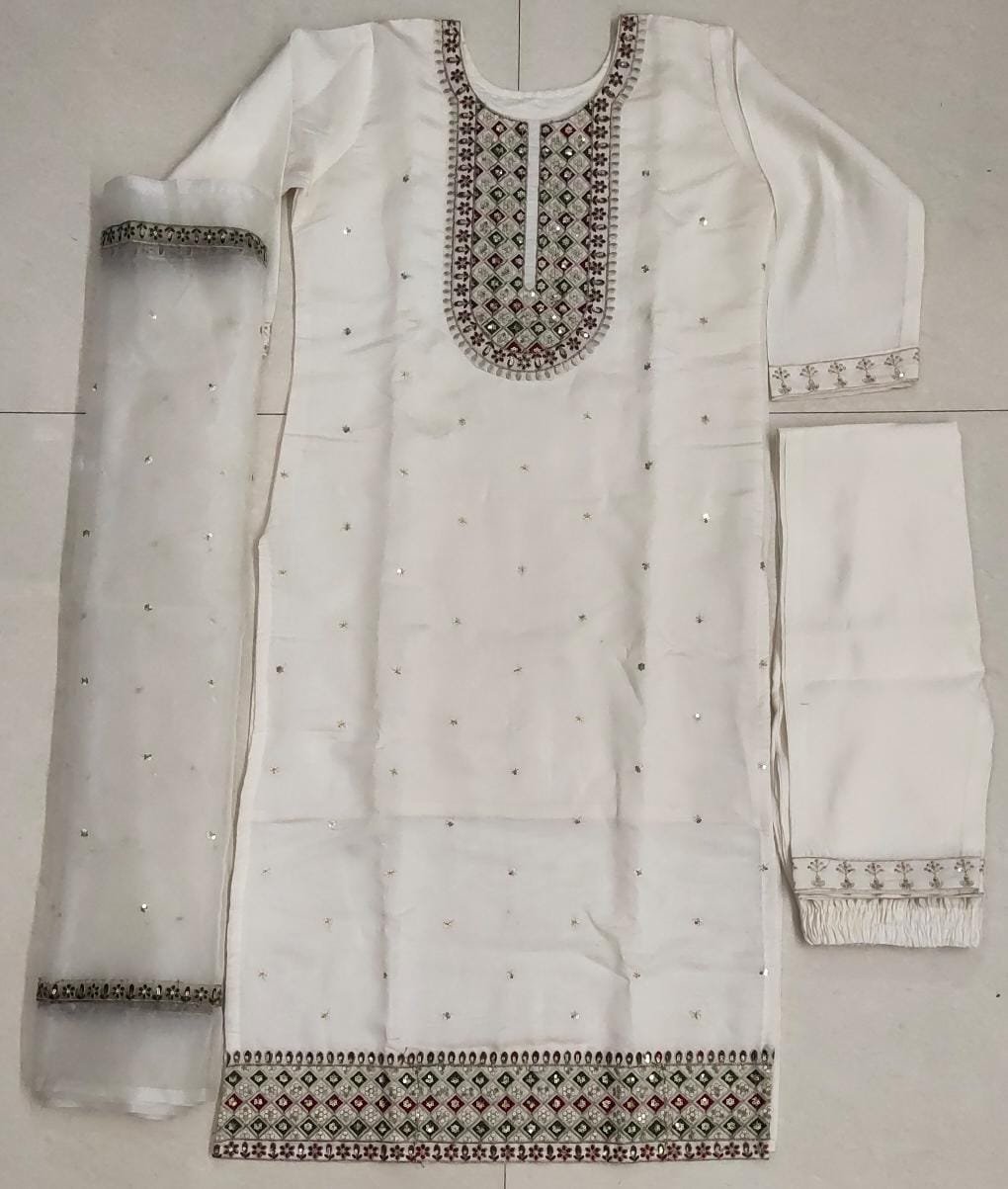 DAMAN & SINGLE HEAD TOP  &  DUPATTA