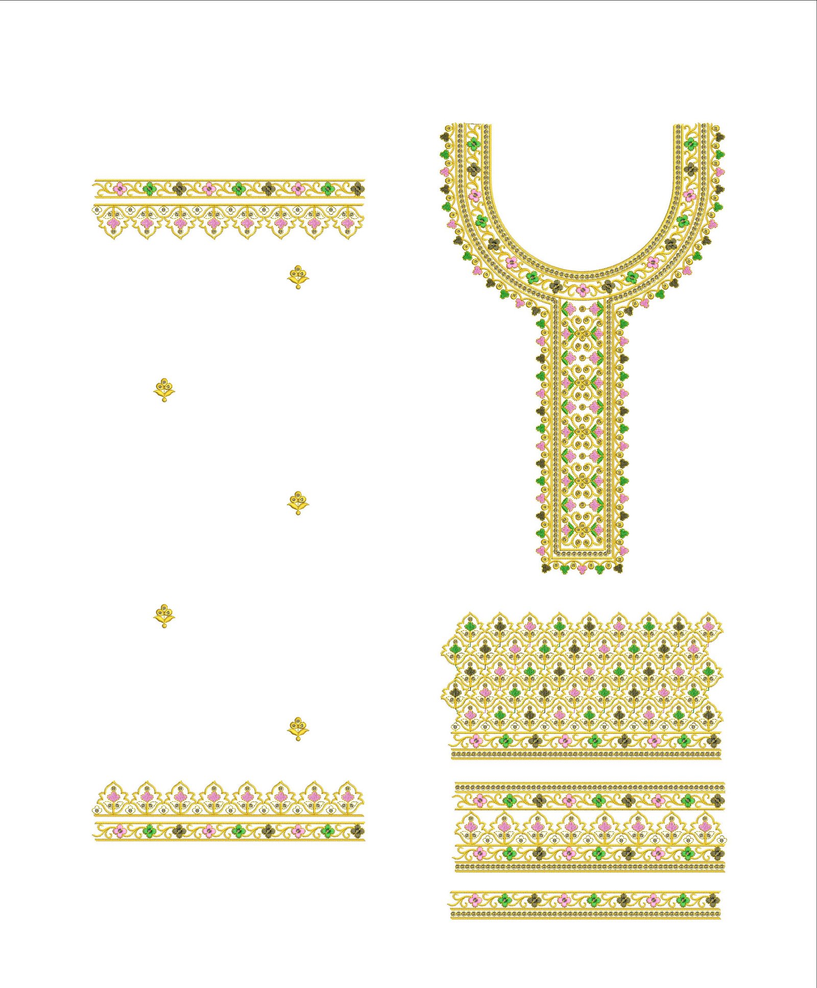 DAMAN & SINGLE HEAD TOP  &  DUPATTA