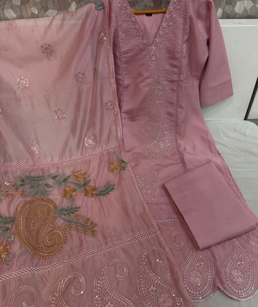 fancy top & dupatta